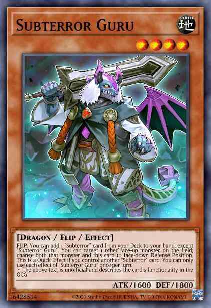 Subterror Guru - MP20-EN047 - Rare - 1st Edition