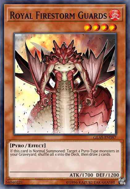 Royal Firestorm Guards - BP03-EN034 - Rare - 1st Edition