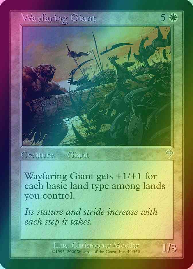 Wayfaring Giant [44] [Invasion] [Foil]