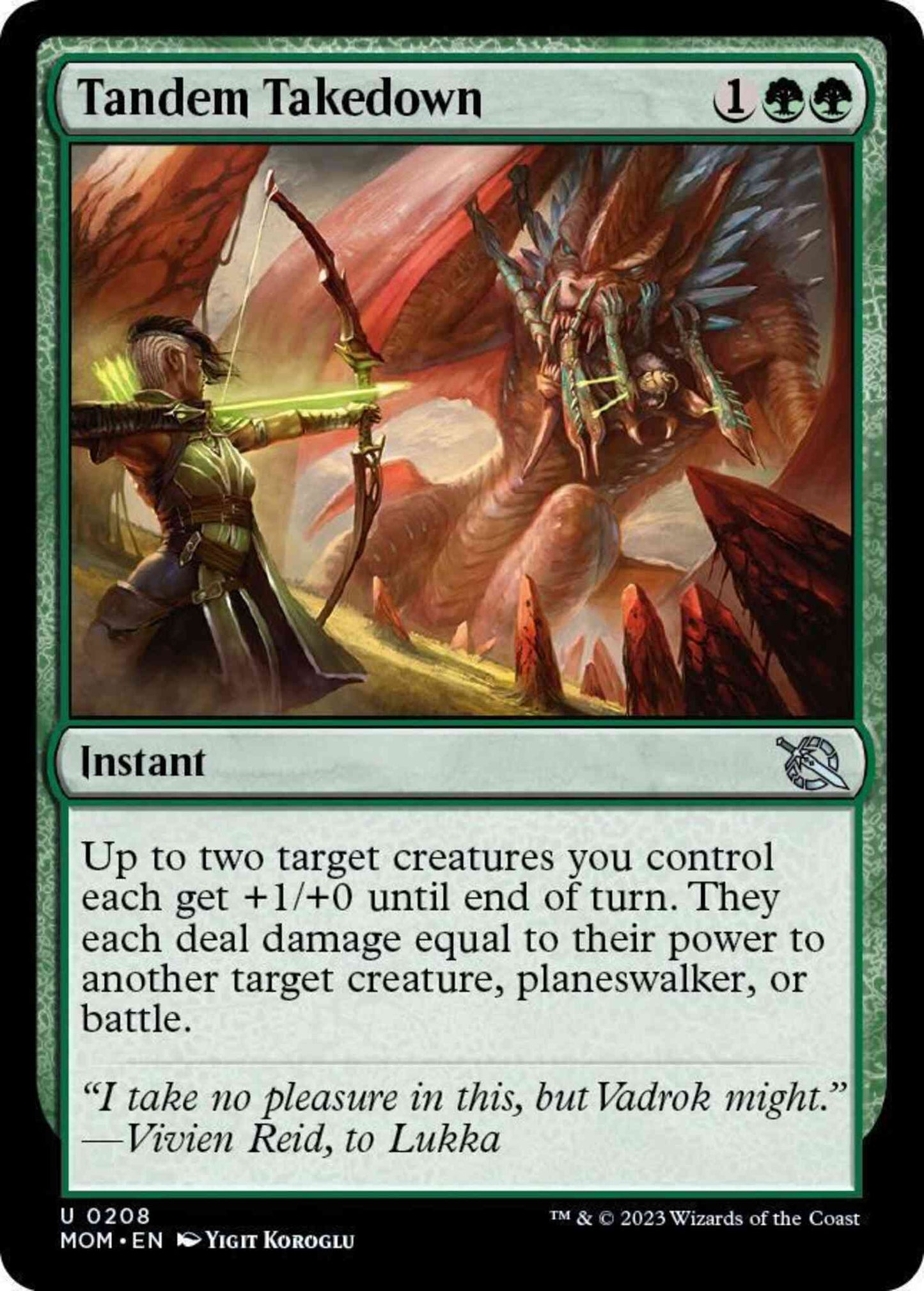 Tandem Takedown [208] [March of the Machine] [Non-Foil]