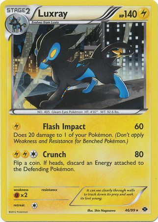 Luxray - Alternate Holo  - 46/99 - Rare Holo [bw4-46] [Holo]