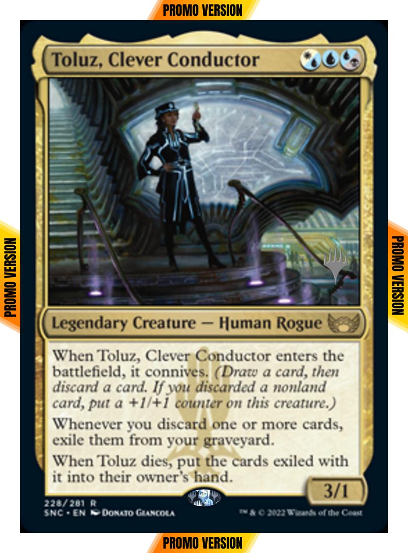 Toluz, Clever Conductor [Promo Pack] [228p] [Streets of New Capenna: Promos] [Non-Foil]