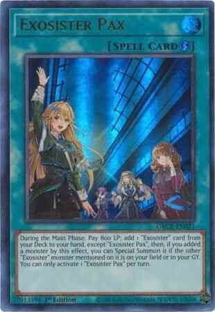 Exosister Pax - GRCR-EN021 - Ultra Rare - 1st Edition