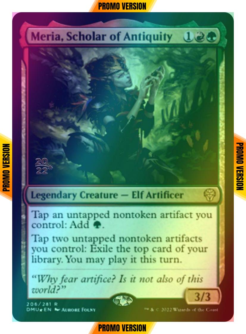 Meria, Scholar of Antiquity [206s] [Prerelease] [Dominaria United: Promos] [Foil]