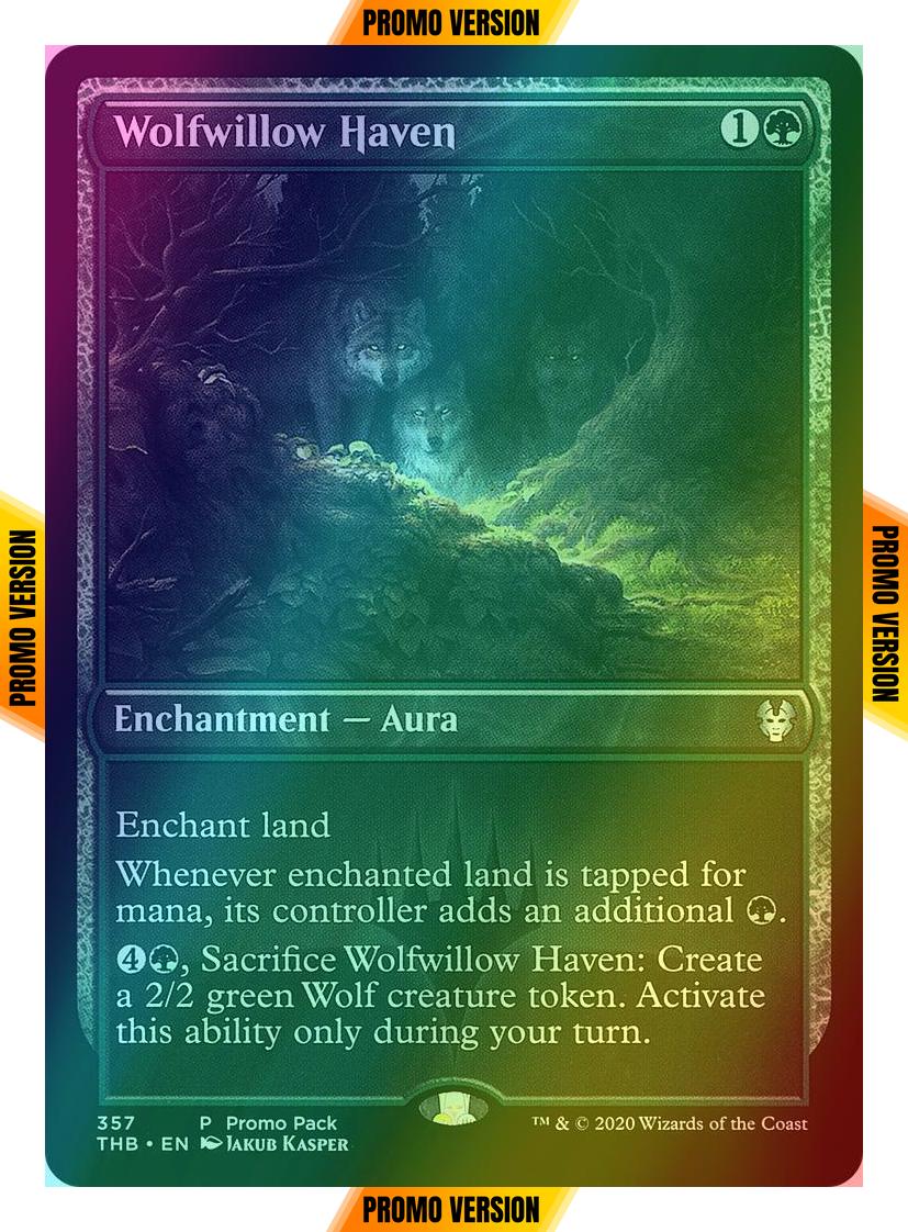 Wolfwillow Haven [357] [Dark Frame Promo Pack] [Theros Beyond Death] [Foil]