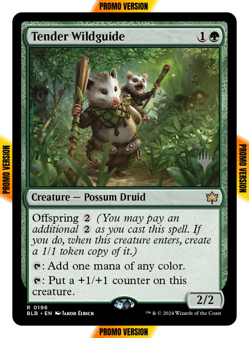 Tender Wildguide [196p] [Promo Pack] [Bloomburrow: Promos] [Non-Foil]