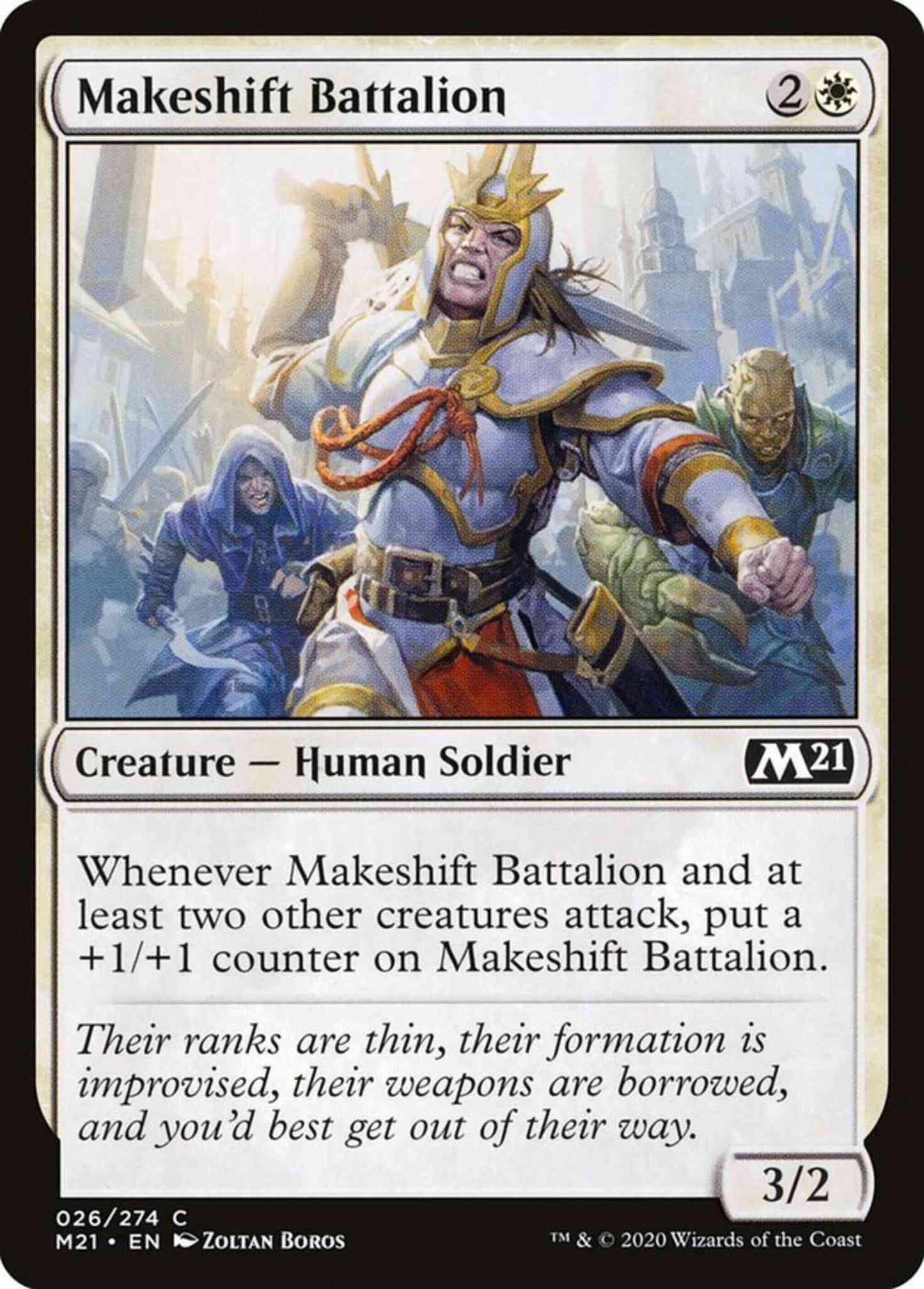 Makeshift Battalion [26] [Core Set 2021] [Non-Foil]