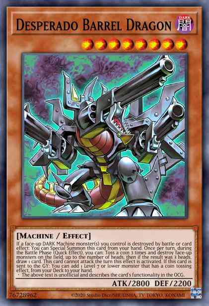 Desperado Barrel Dragon (Blue) - LDS1-EN076 - Ultra Rare - 1st Edition