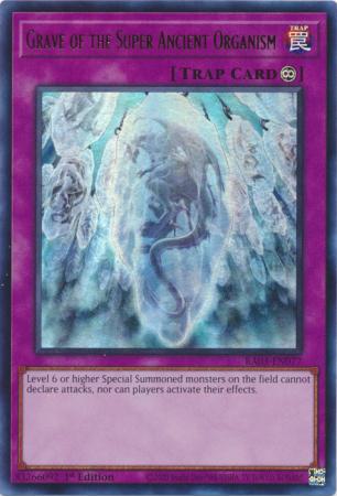 Grave of the Super Ancient Organism - RA03-EN077 - Ultra Rare - 1st Edition