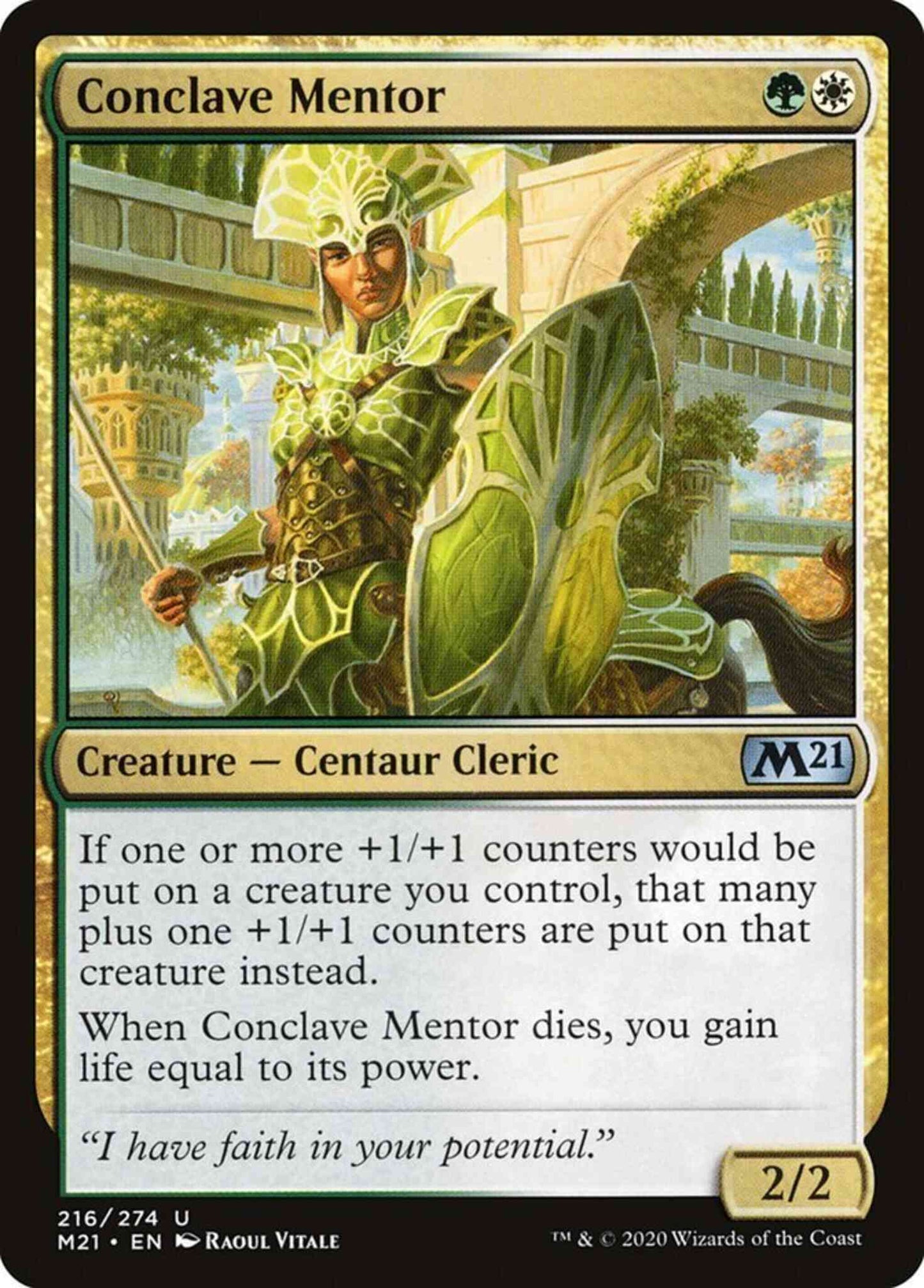 Conclave Mentor [216] [Core Set 2021] [Non-Foil]