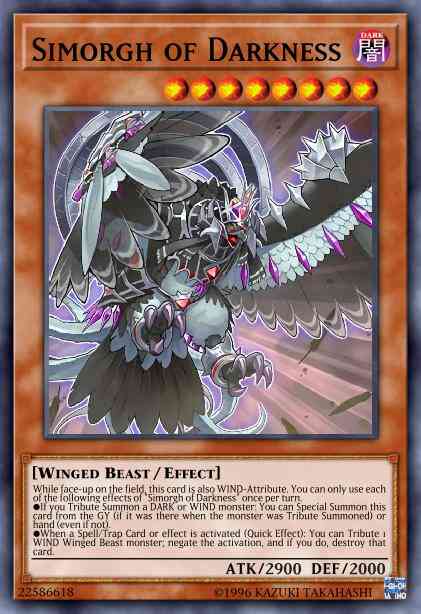 Simorgh of Darkness - RIRA-EN022 - Super Rare - 1st Edition