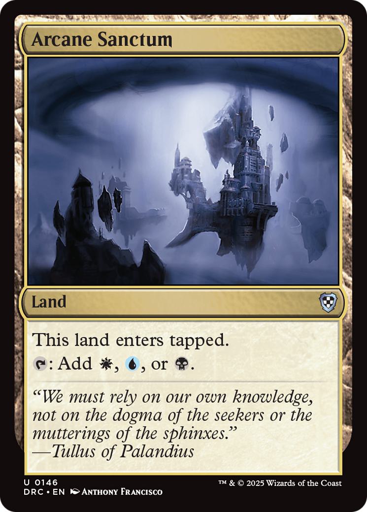 Arcane Sanctum [146] [Aetherdrift: Commander] [Non-Foil]