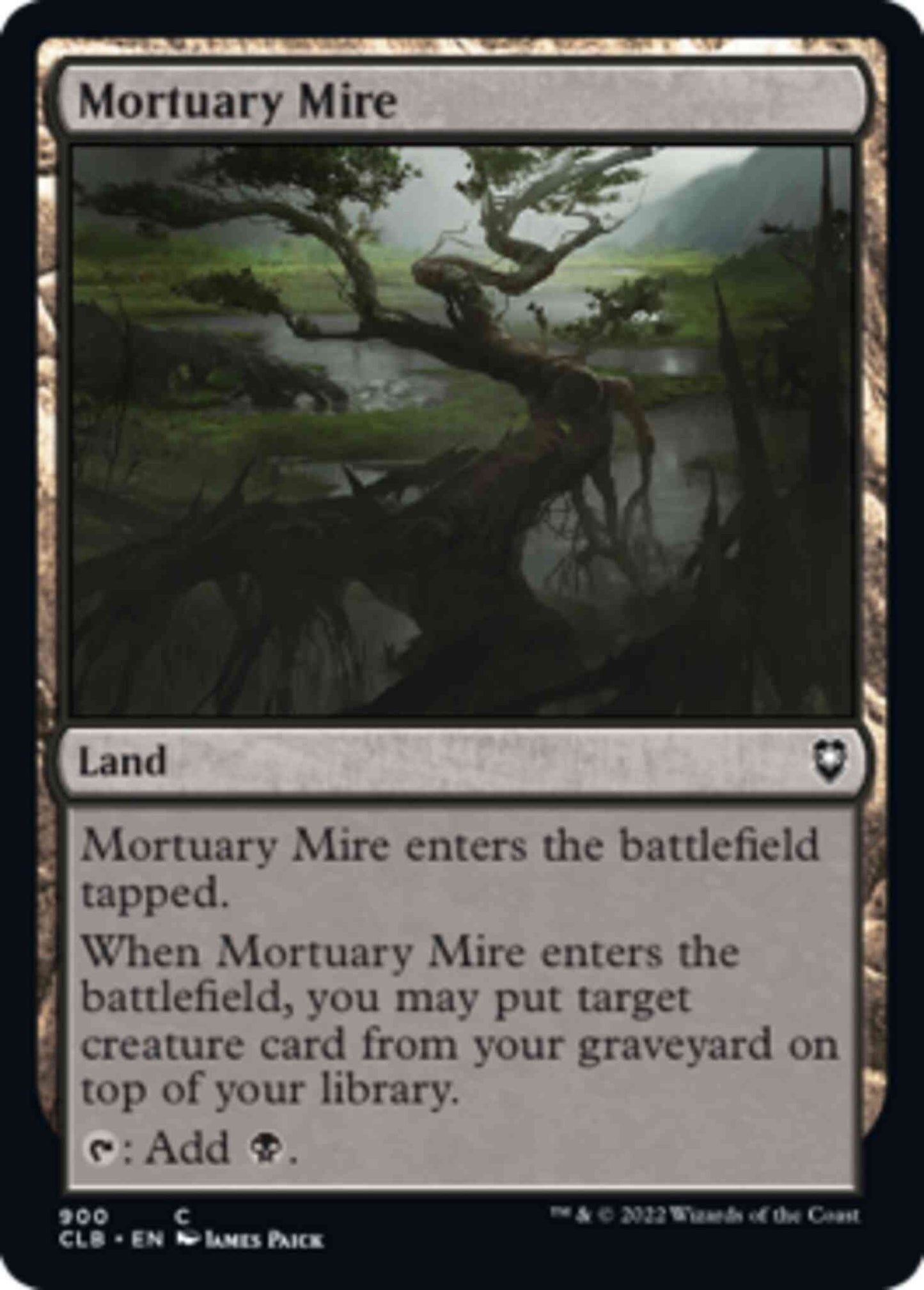 Mortuary Mire [900] [Commander Legends: Battle for Baldur's Gate] [Non-Foil]