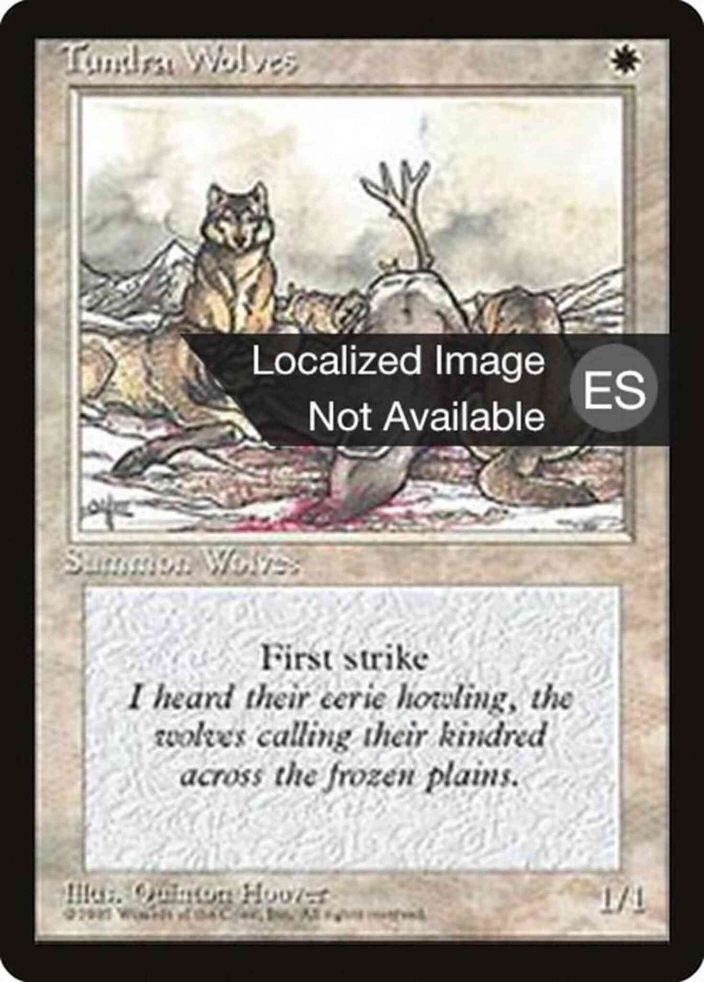 Tundra Wolves - Chinese [53] [Fourth Edition Black Border: Chinese] [Non-Foil]
