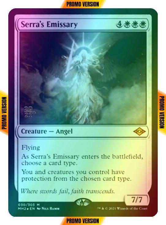 Serra's Emissary [Prerelease] [30S] [Modern Horizons 2 Promos] [Foil]