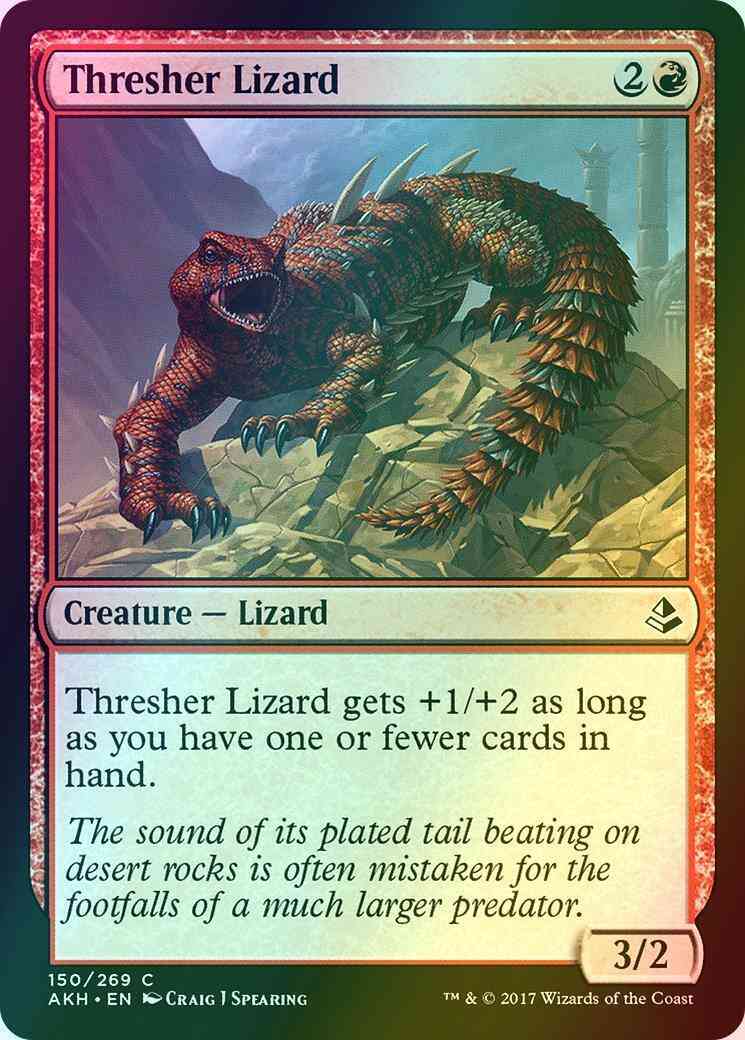 Thresher Lizard [150] [Amonkhet] [Foil]