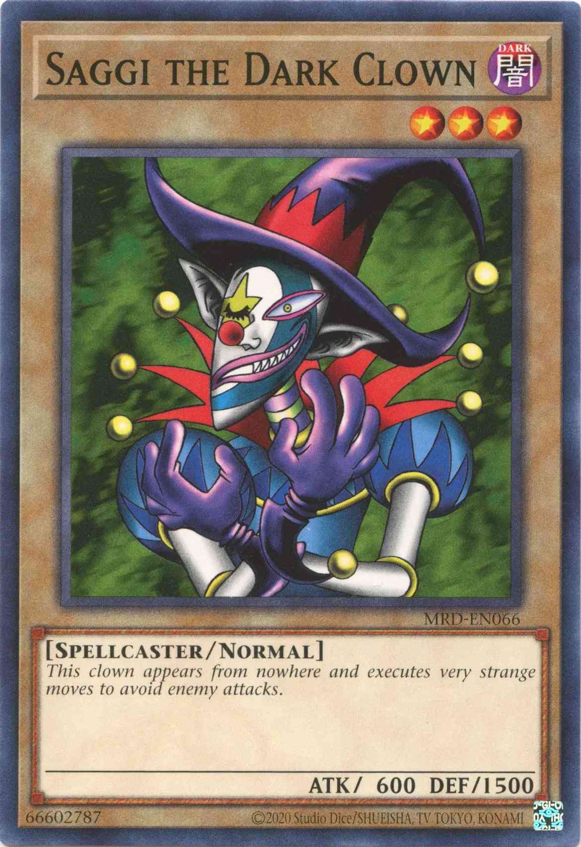 Saggi the Dark Clown - 25th Anniversary - MRD-EN066 - Common - Unlimited
