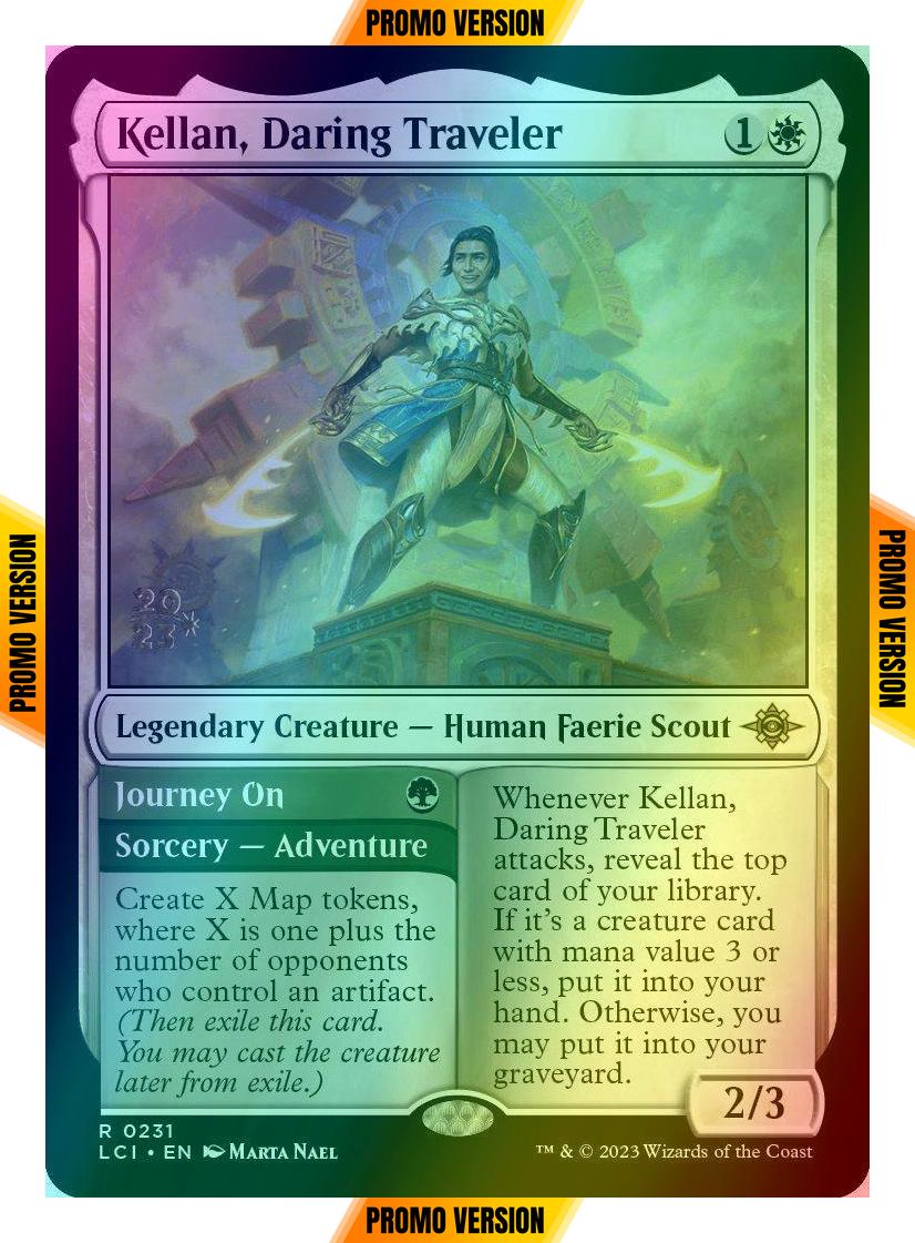 Kellan, Daring Traveler // Journey On [231s] [Prerelease] [The Lost Caverns of Ixalan: Promos] [Foil]