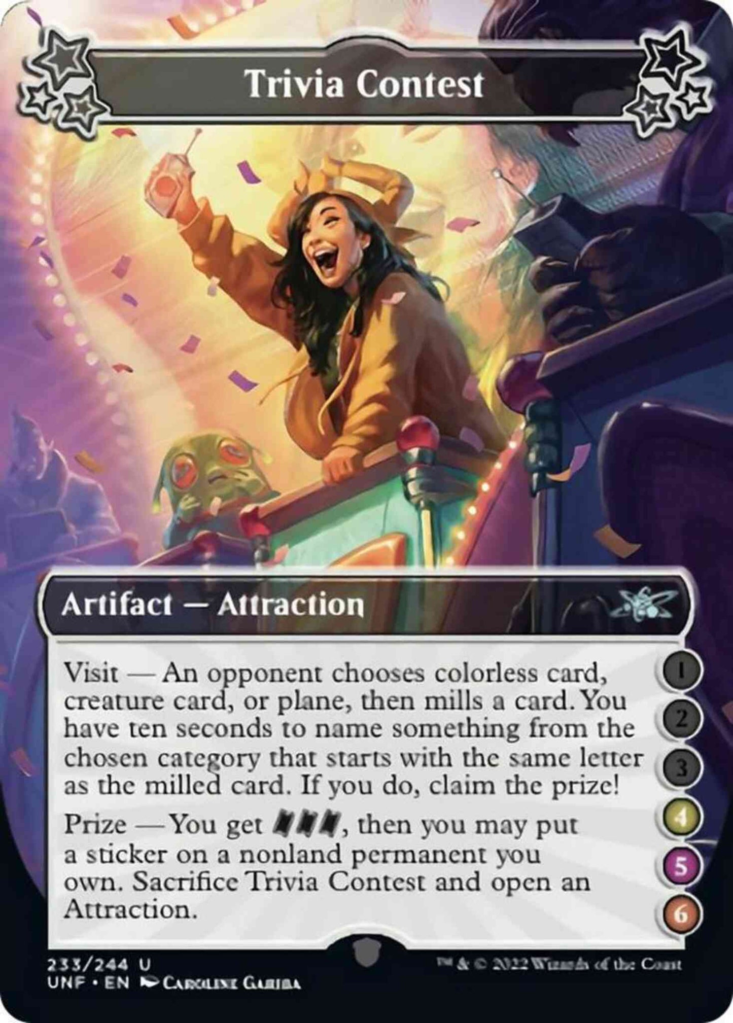 Trivia Contest (4/5/6) [233f] [Borderless] [Unfinity] [Non-Foil]