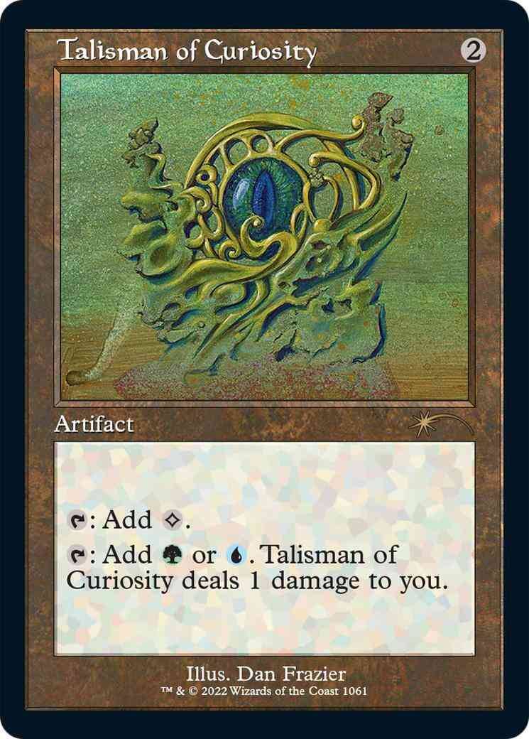Talisman of Curiosity [1061] [Retro Frame] [Dan Frazier] [Secret Lair Drop] [Non-Foil]