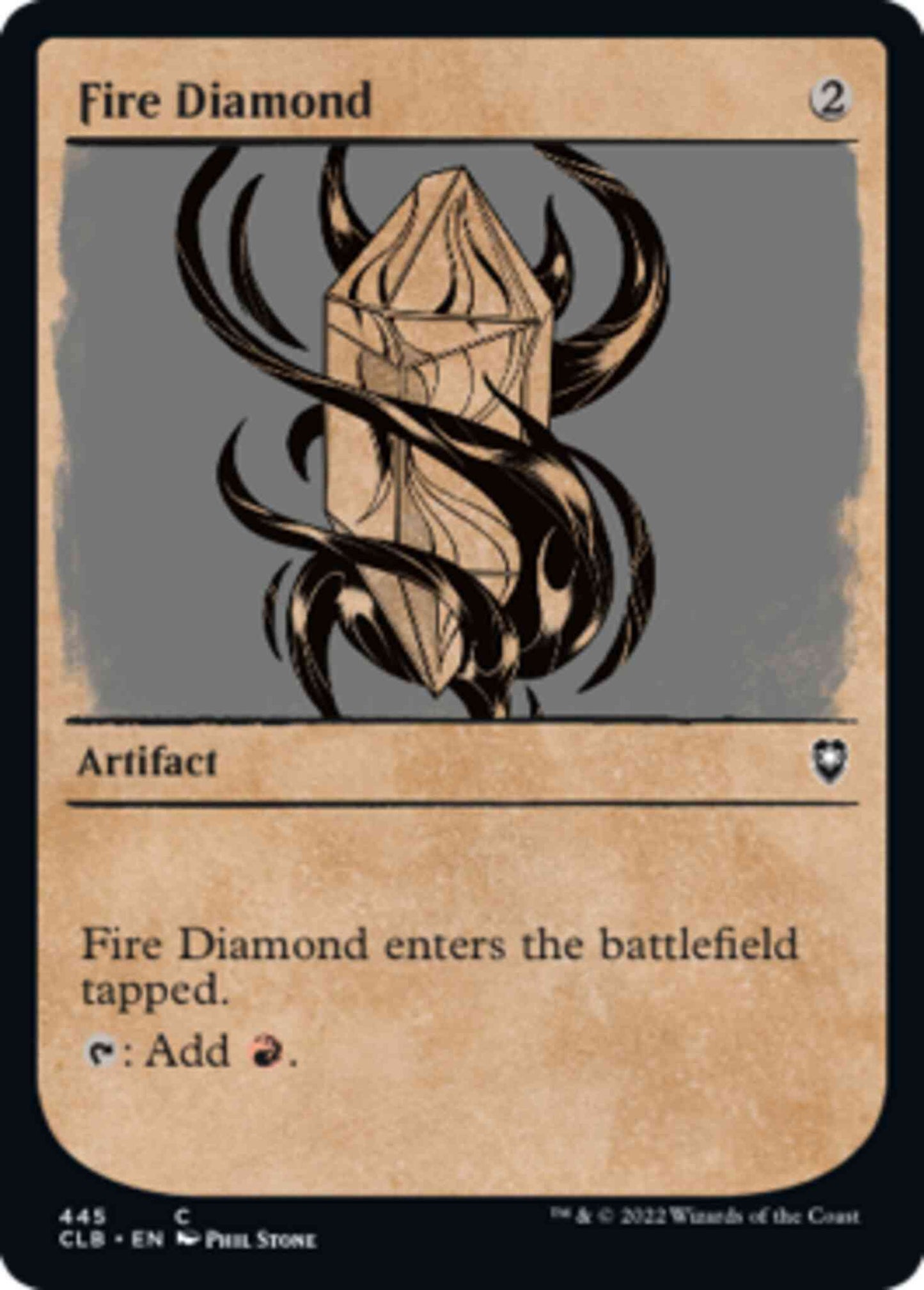 Fire Diamond [445] [Rulebook Showcase] [Commander Legends: Battle for Baldur's Gate] [Non-Foil]