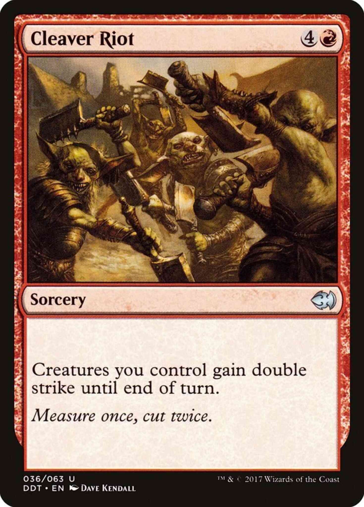 Cleaver Riot [36] [Duel Decks Merfolk vs Goblins] [Non-Foil]