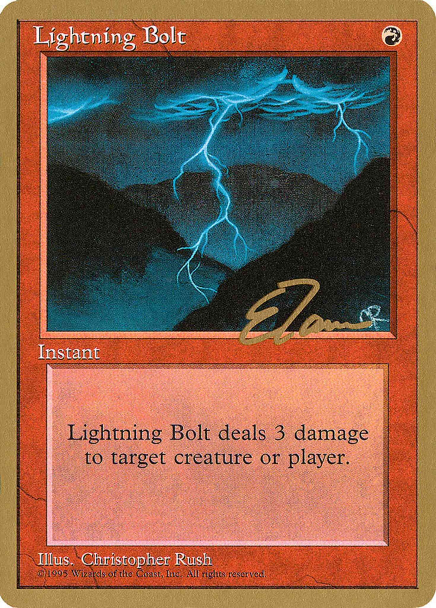 Lightning Bolt [et208] [Eric Tam] [Pro Tour Collector Set] [Non-Foil]