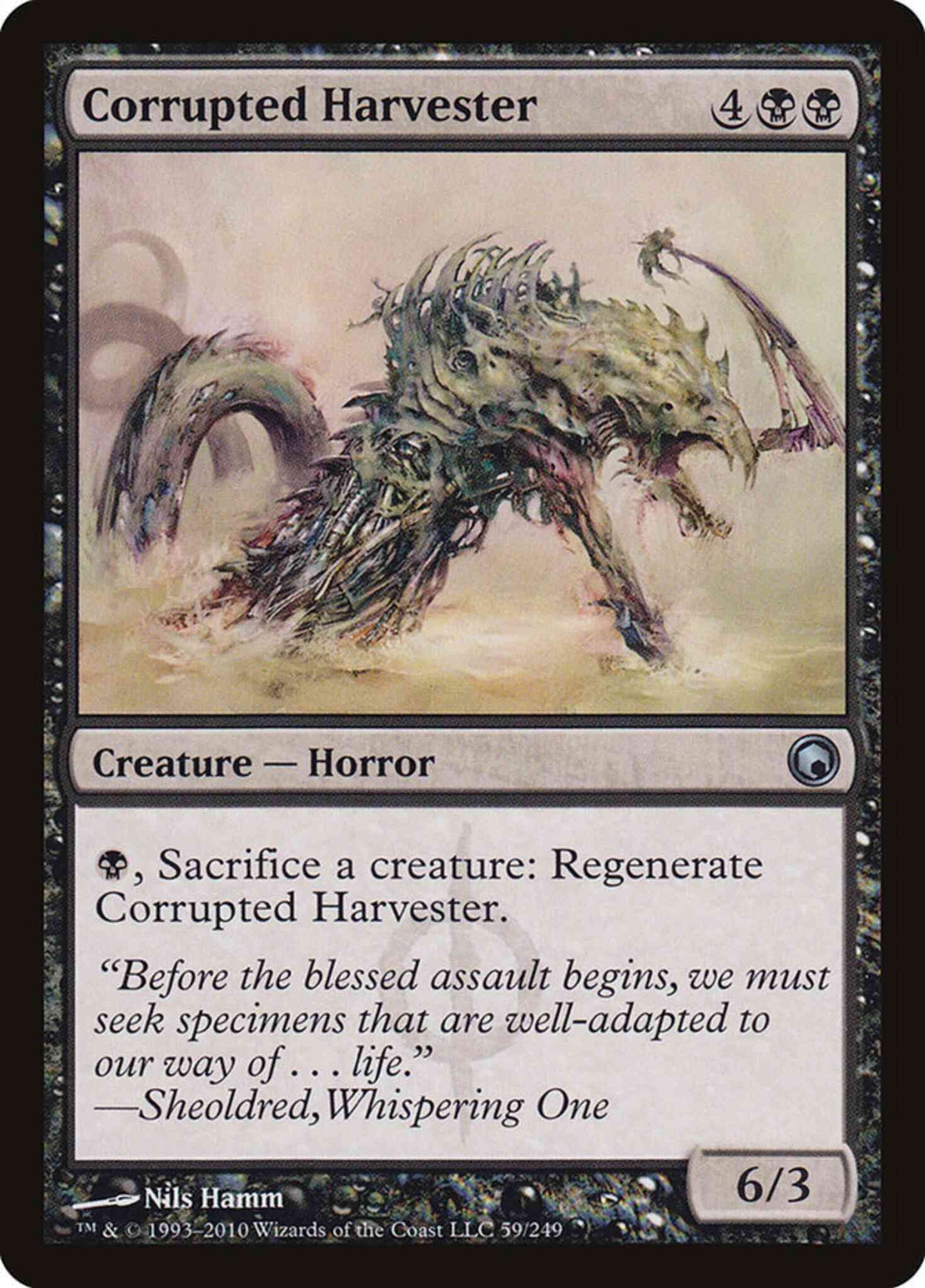 Corrupted Harvester [59] [Scars Of Mirrodin] [Non-Foil]