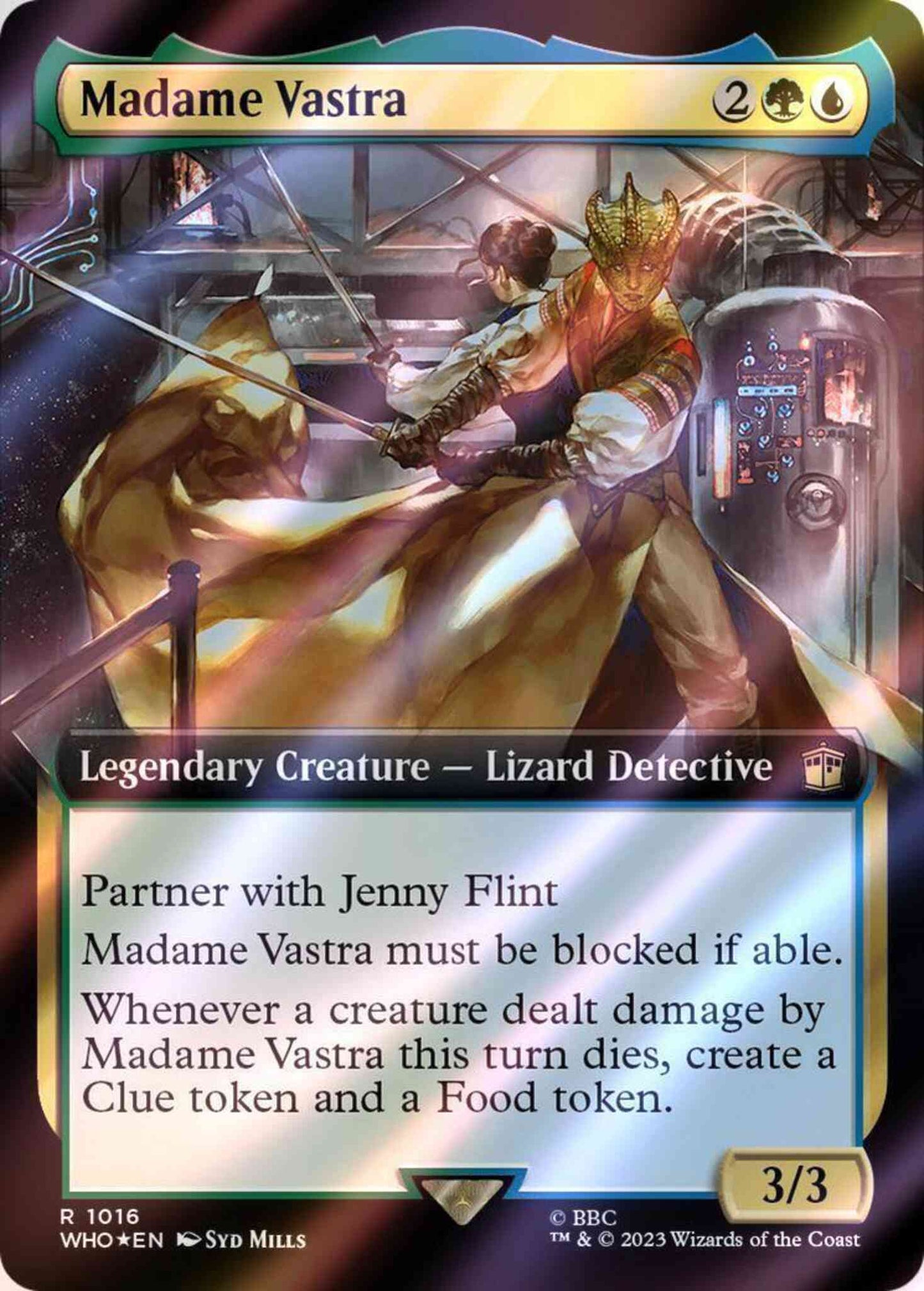 Madame Vastra [1016] [Extended Art] [Universes Beyond: Doctor Who] [Surge Foil]