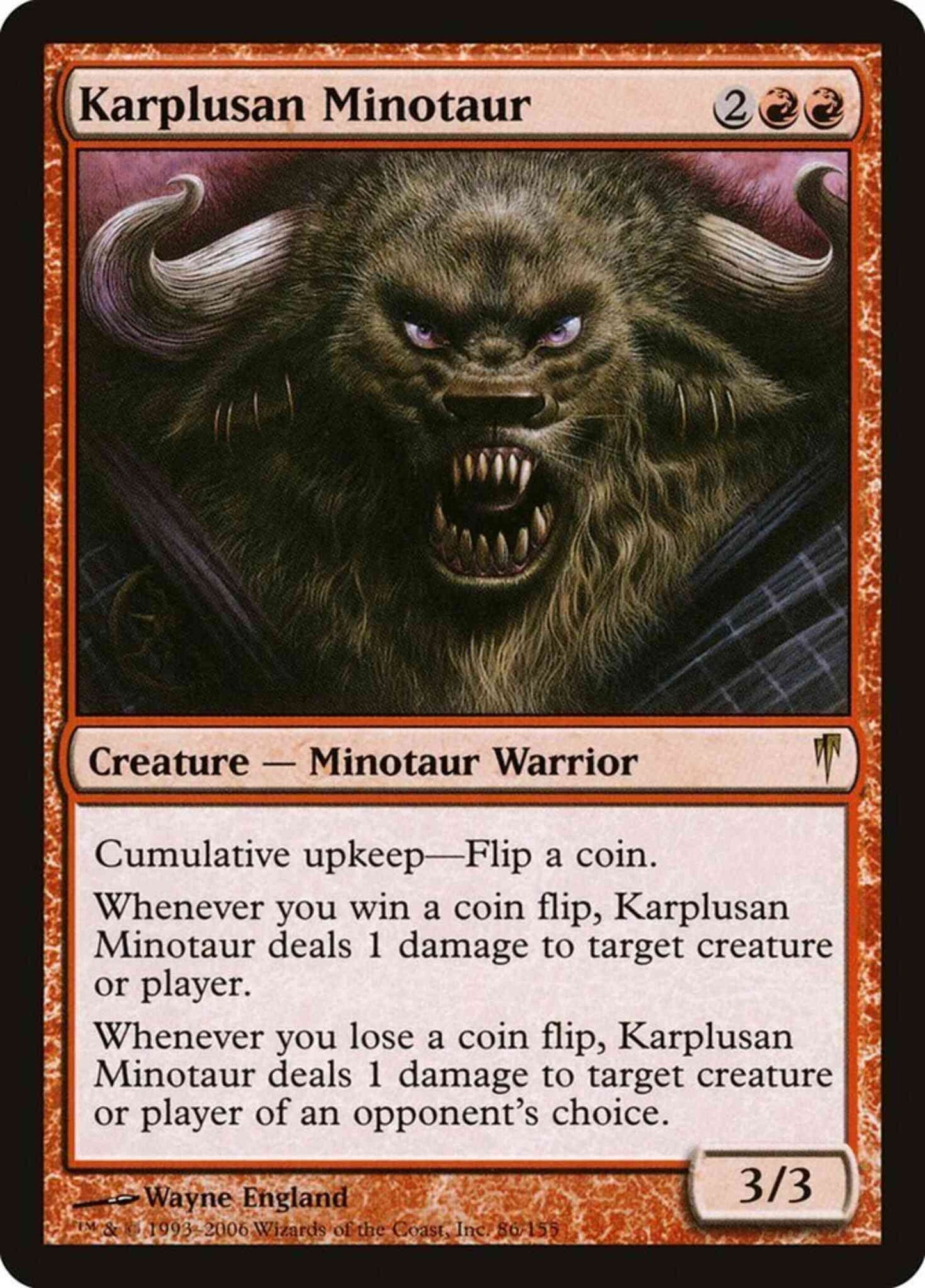 Karplusan Minotaur [86] [Coldsnap] [Non-Foil]