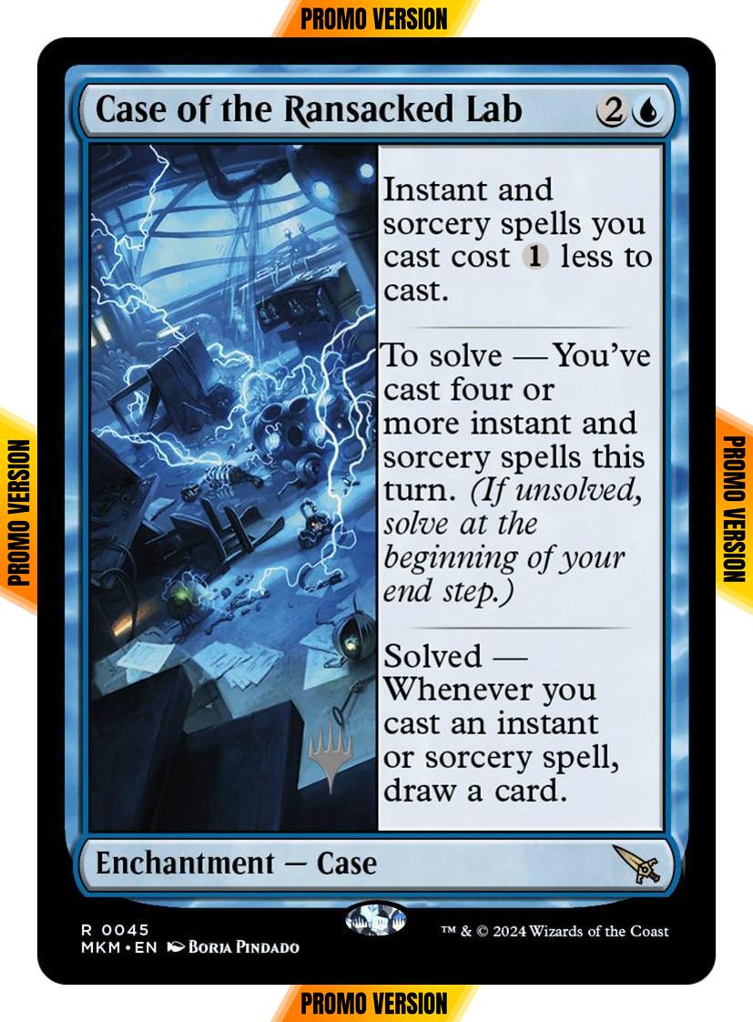 Case of the Ransacked Lab [45p] [Promo Pack] [Murders at Karlov Manor: Promos] [Non-Foil]