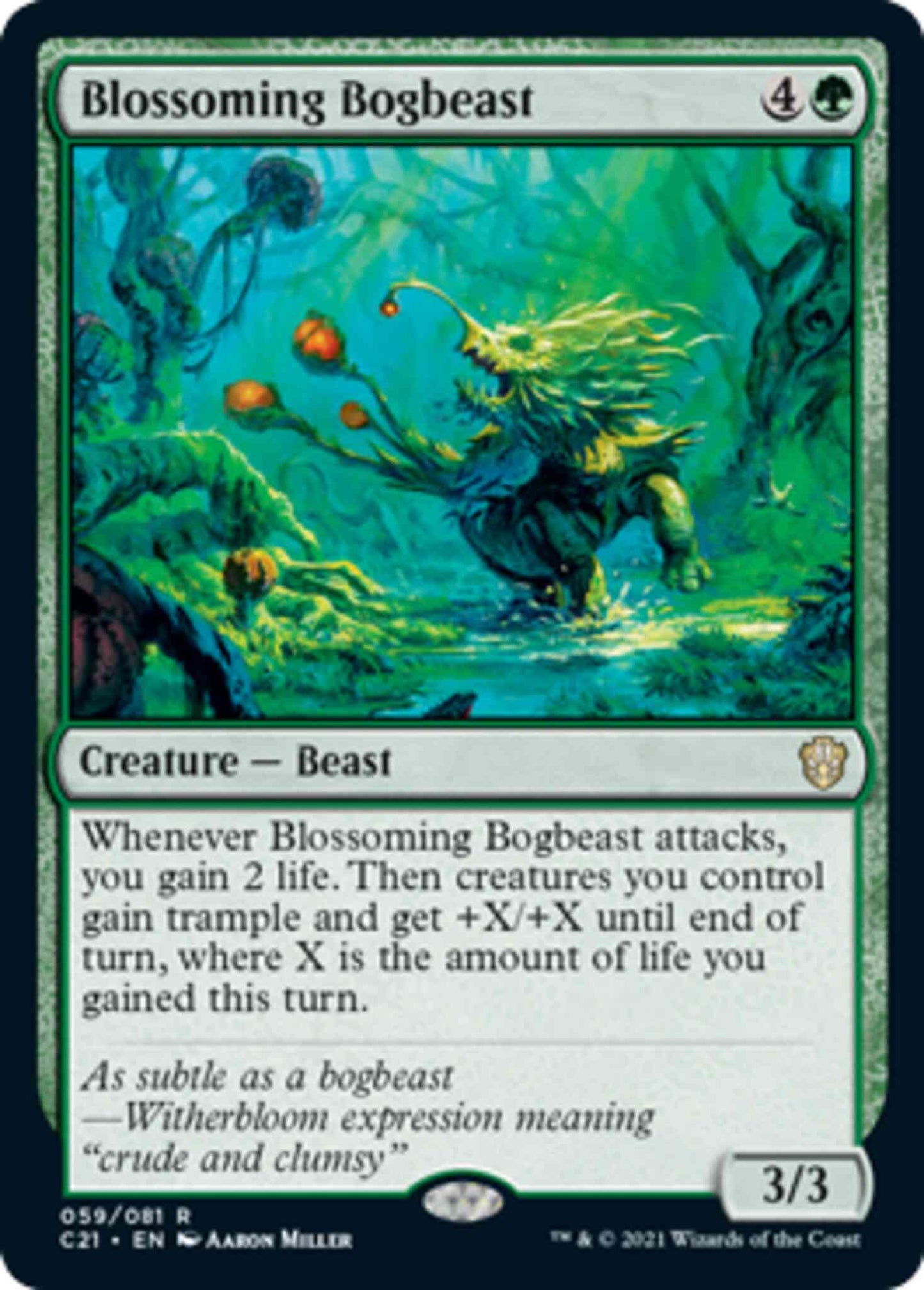 Blossoming Bogbeast [59] [Commander 2021] [Non-Foil]