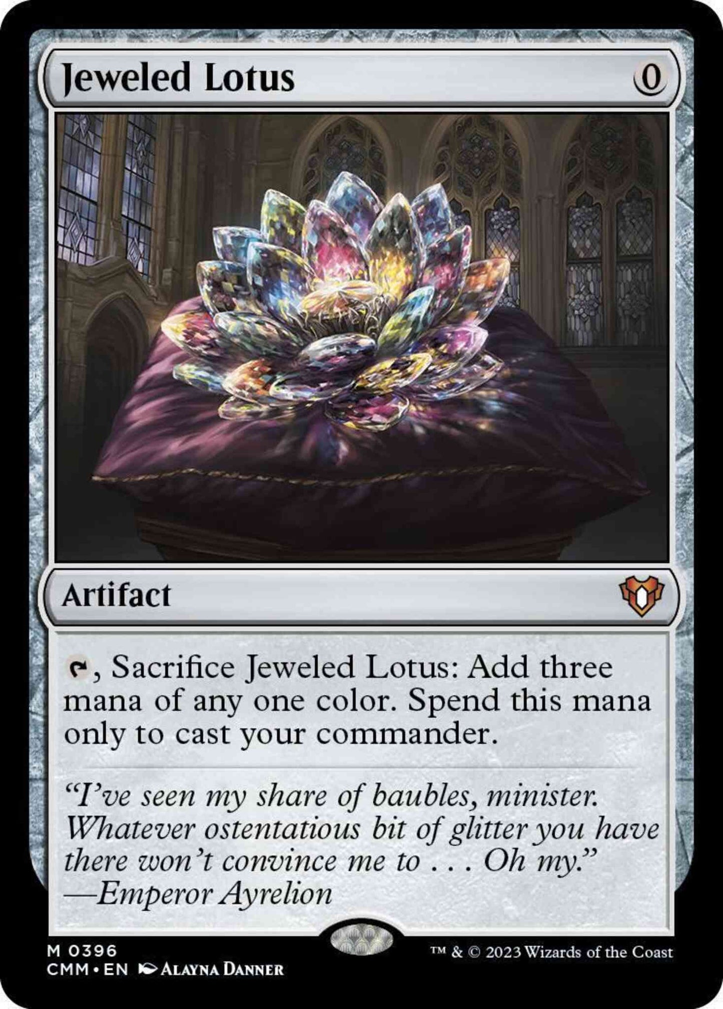Jeweled Lotus [396] [Commander Masters] [Non-Foil]