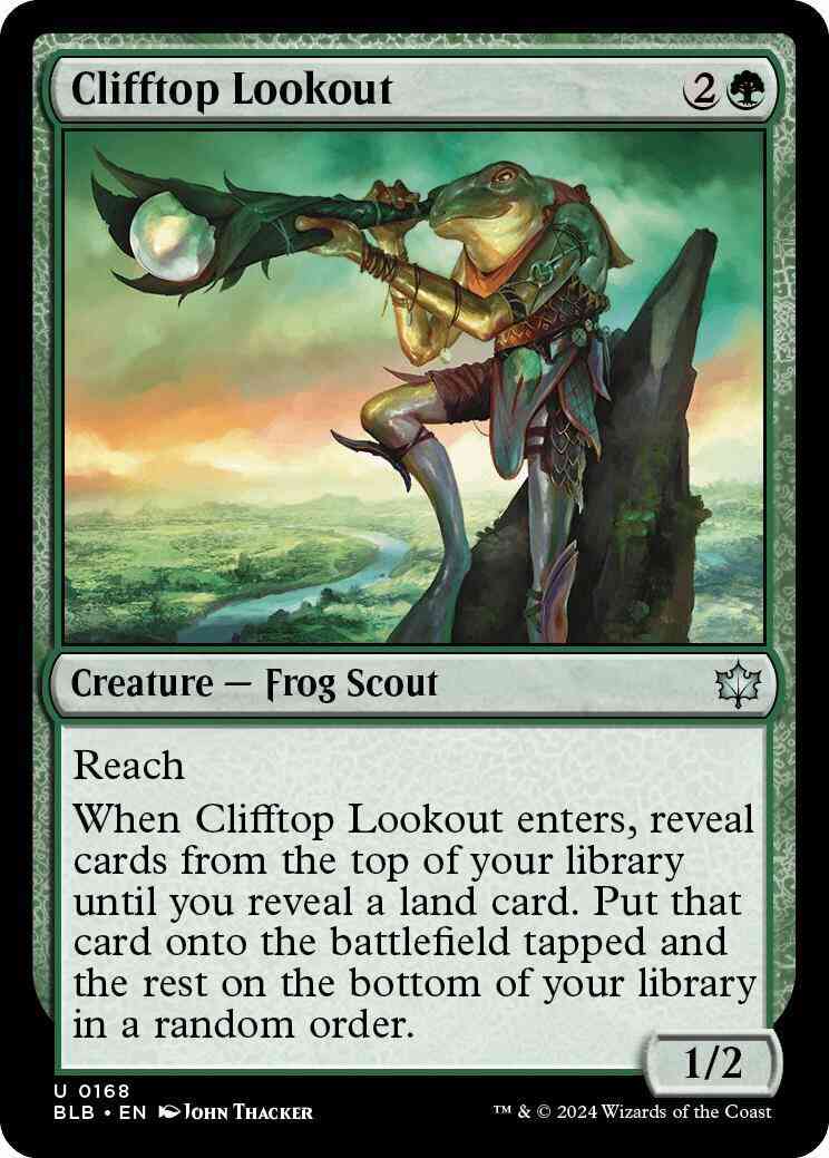 Clifftop Lookout [168] [Bloomburrow] [Non-Foil]