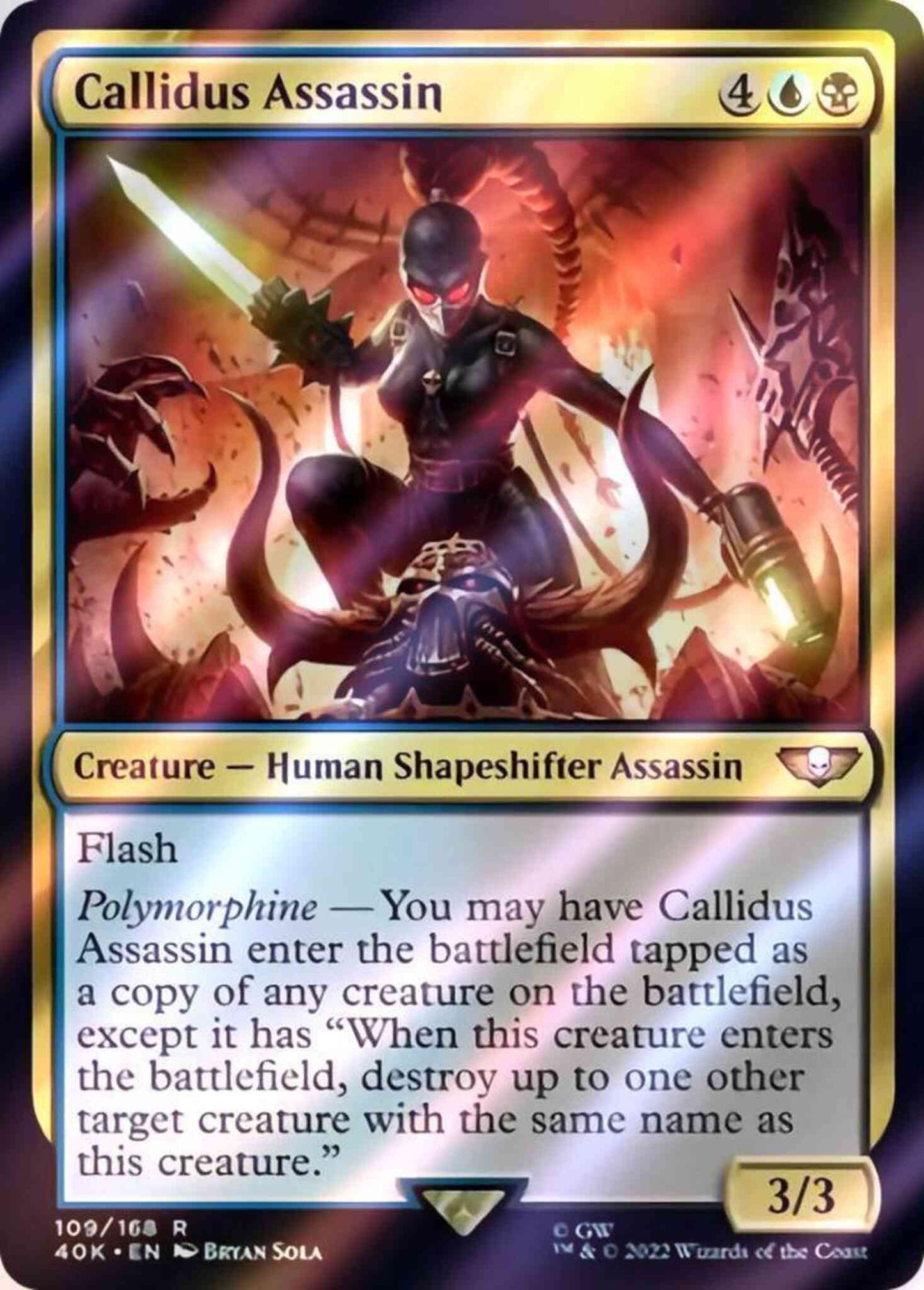 Callidus Assassin [109] [Universes Beyond: Warhammer 40,000] [Surge Foil]