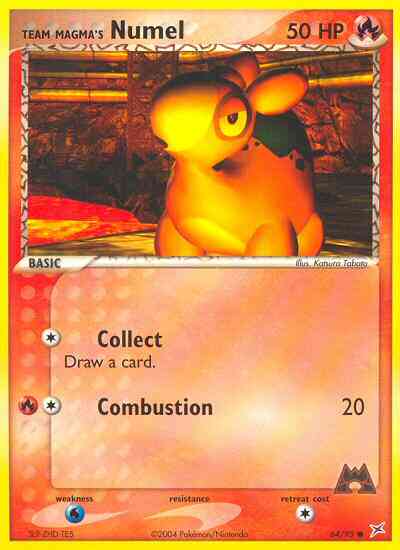 Team Magma's Numel - 64/95 - Common [ex4-64] [Reverse Holo]