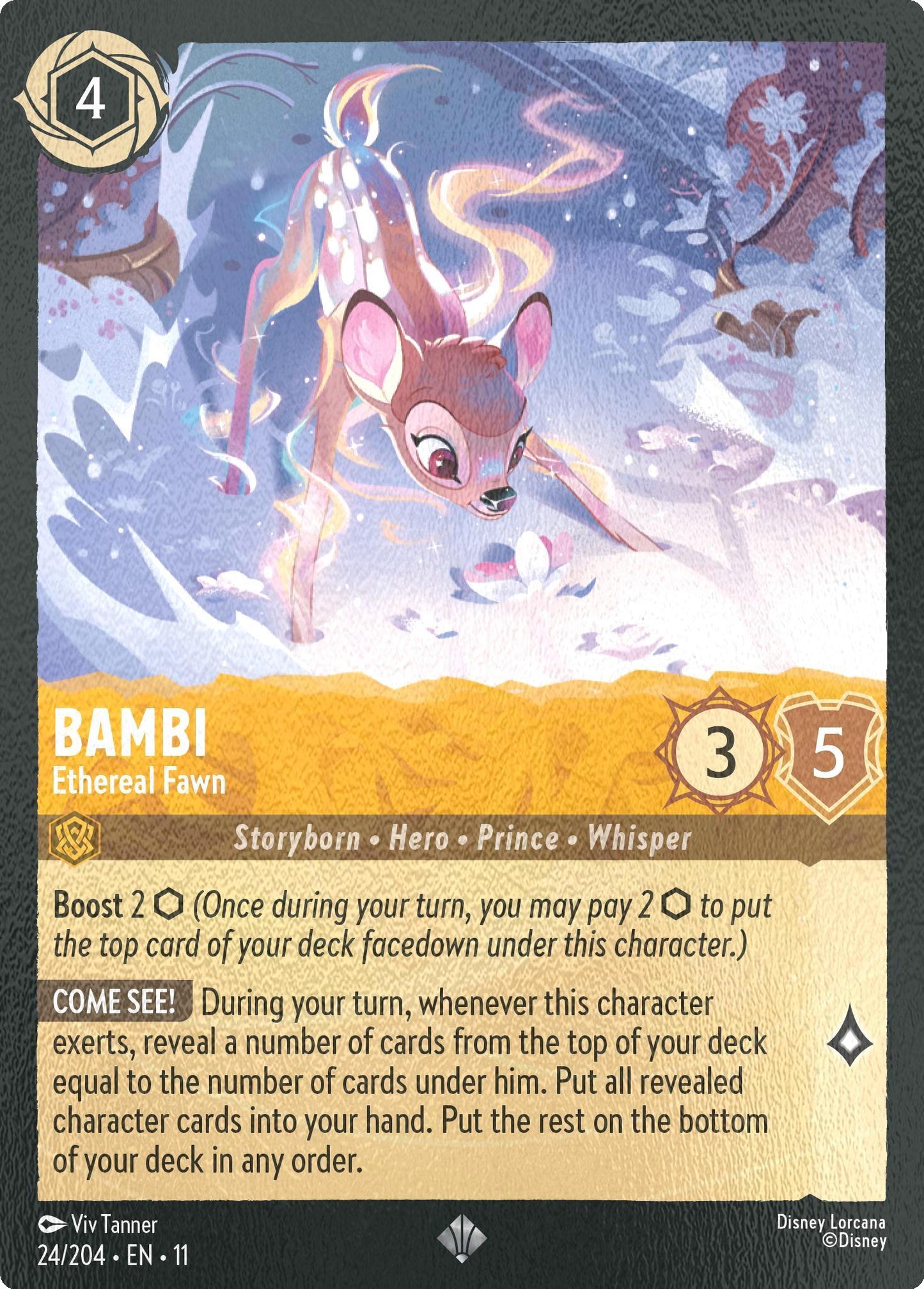 Bambi - Ethereal Fawn - 24/204 [Winterspell] [Cold Foil]