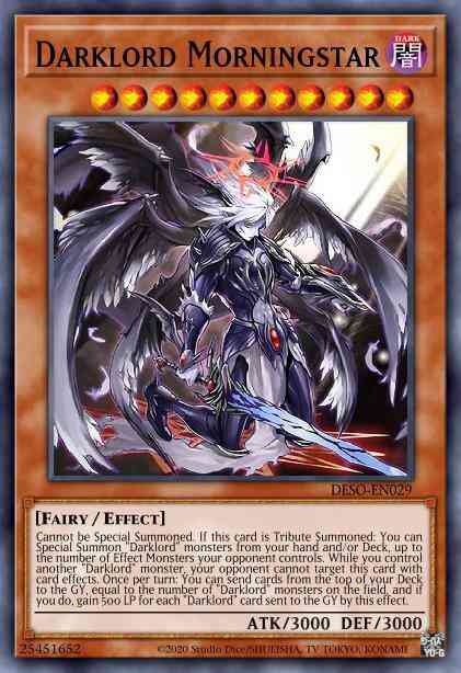 Darklord Morningstar - MAGO-EN105 - Rare - 1st Edition