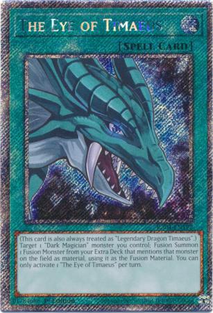 The Eye of Timaeus - RA04-EN192 - Platinum Secret Rare - 1st Edition