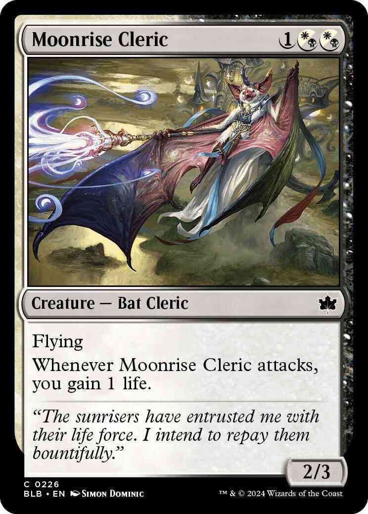 Moonrise Cleric [226] [Bloomburrow] [Non-Foil]