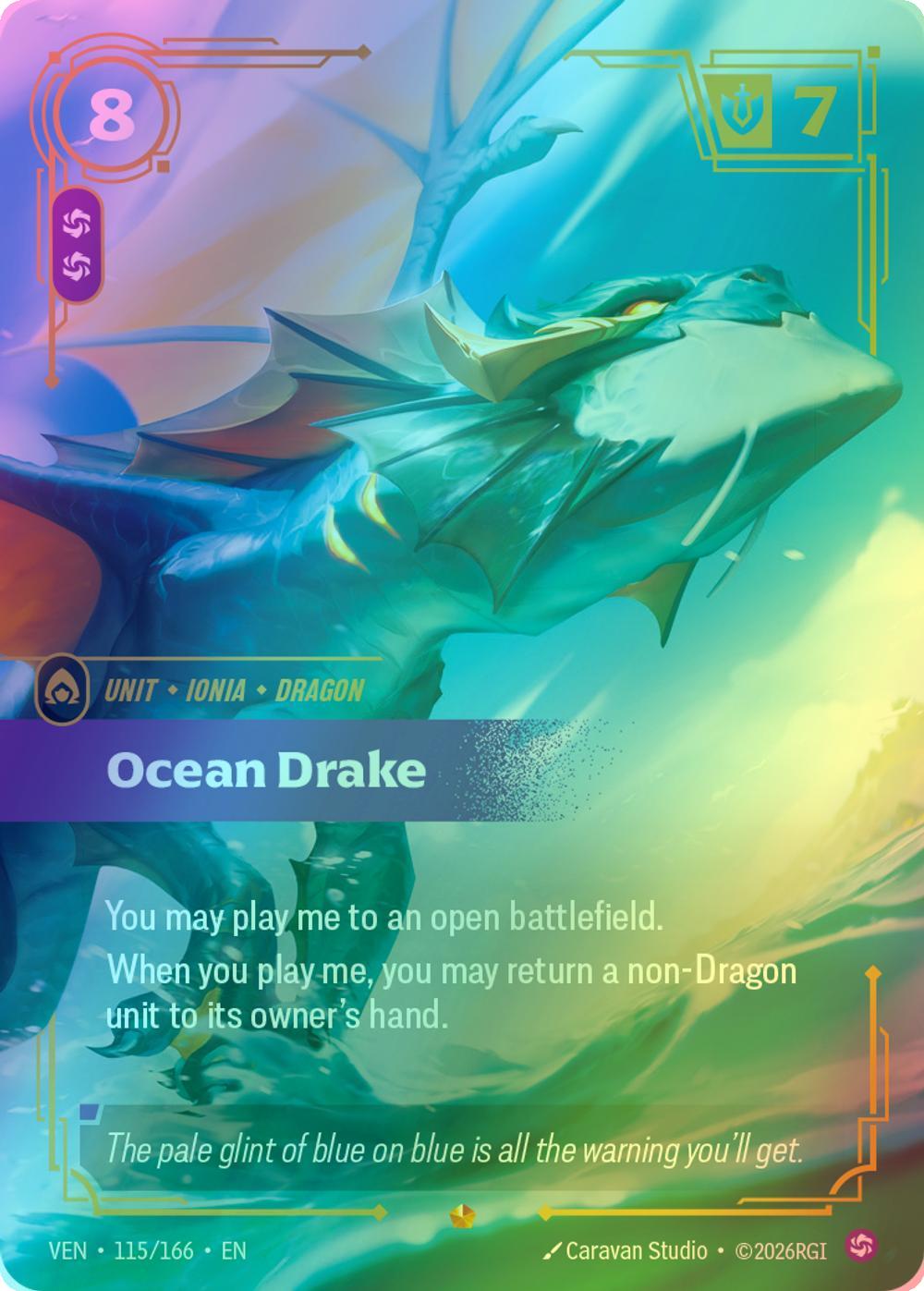 Ocean Drake - 115/166 [Vendetta] [Foil]