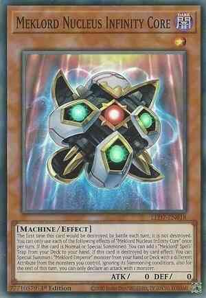 Meklord Nucleus Infinity Core - LED7-EN018 - Super Rare - Unlimited