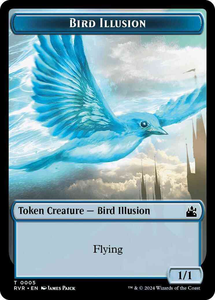 Bird Illusion Token [05] [Ravnica Remastered: Tokens] [Non-Foil]