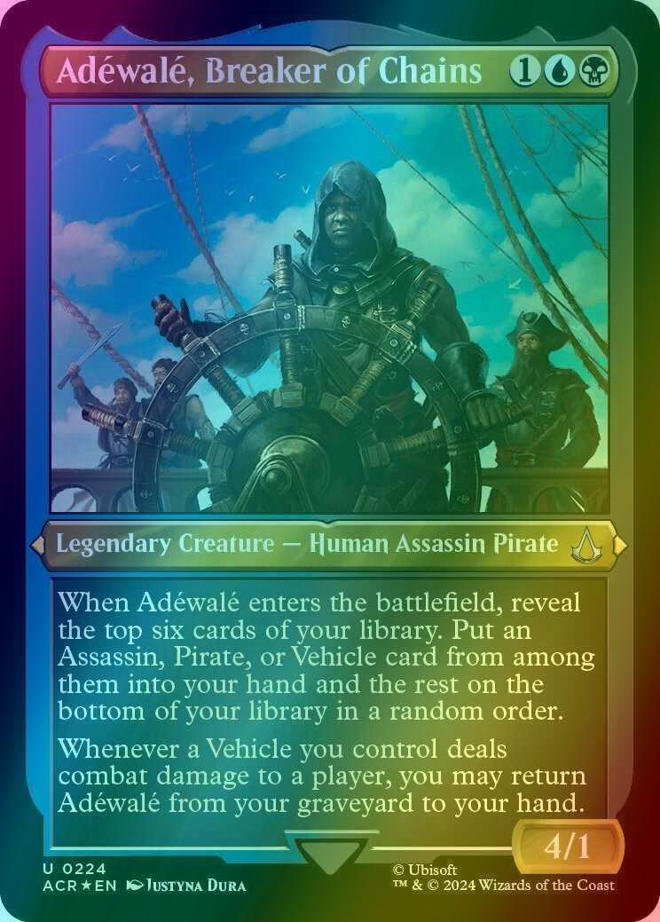 Adéwalé, Breaker of Chains [224] [Assassin's Creed] [Etched Foil]