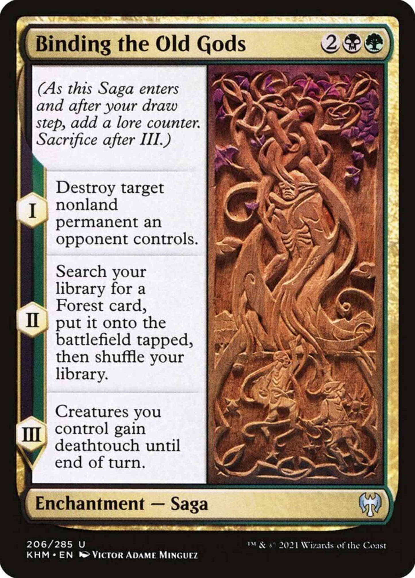 Binding the Old Gods [206] [Kaldheim] [Non-Foil]