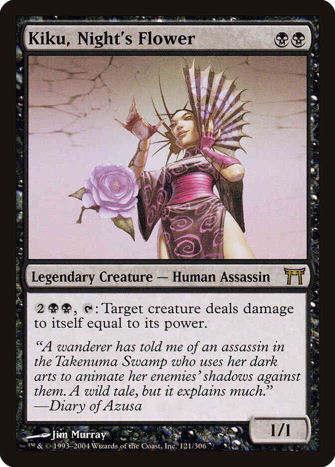 Kiku, Night's Flower [121] [Champions of Kamigawa] [Non-Foil]
