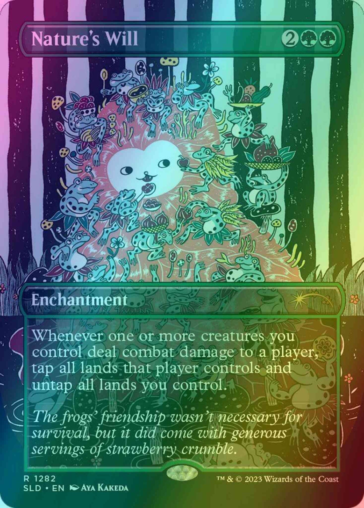 Nature's Will [1282] [Borderless] [Nature is Adorable] [Secret Lair Drop] [Foil]
