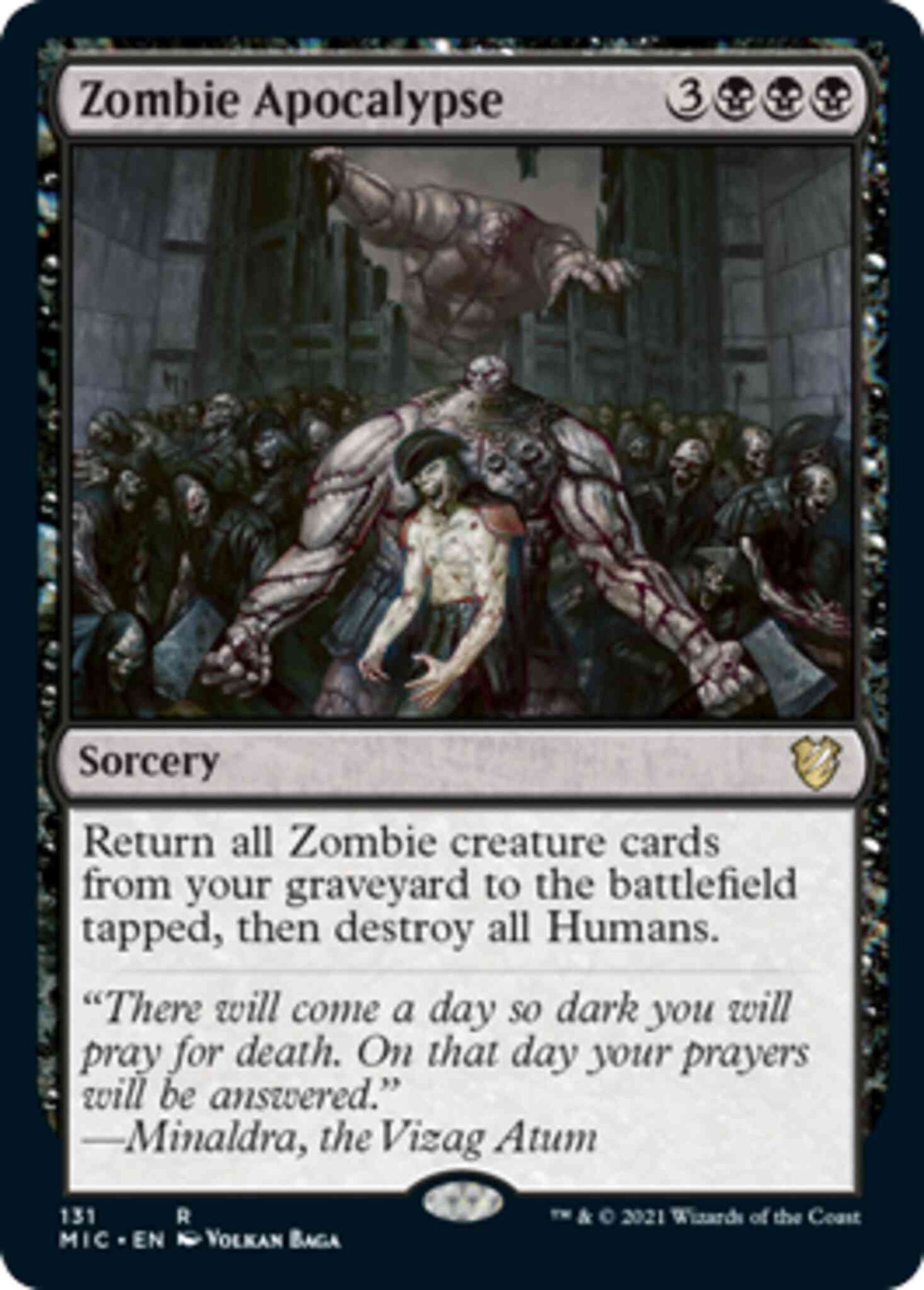 Zombie Apocalypse [131] [Innistrad: Midnight Hunt: Commander] [Non-Foil]