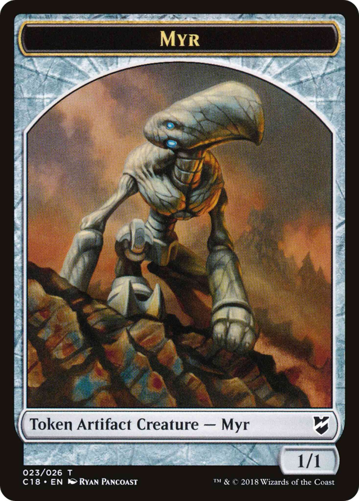Myr Token (23) // Survivor Token (12) [Commander 2018 Tokens] [Non-Foil]