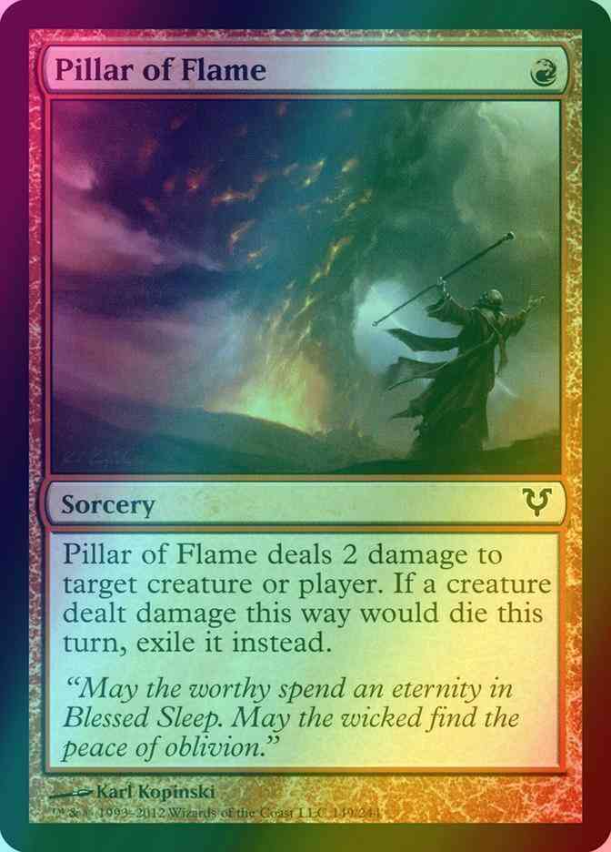Pillar of Flame [149] [Avacyn Restored] [Foil]